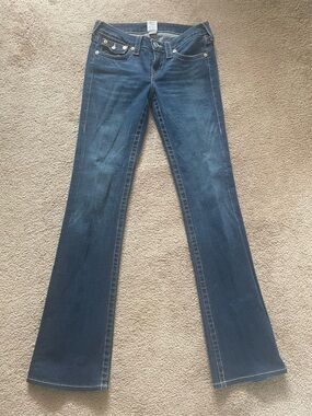 True Religion Dark Blue Flare Jeans